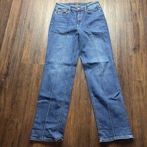 Judy Blue Straight Fit Jeans Front Seam JB82571MD Medium Wash Size 11/30